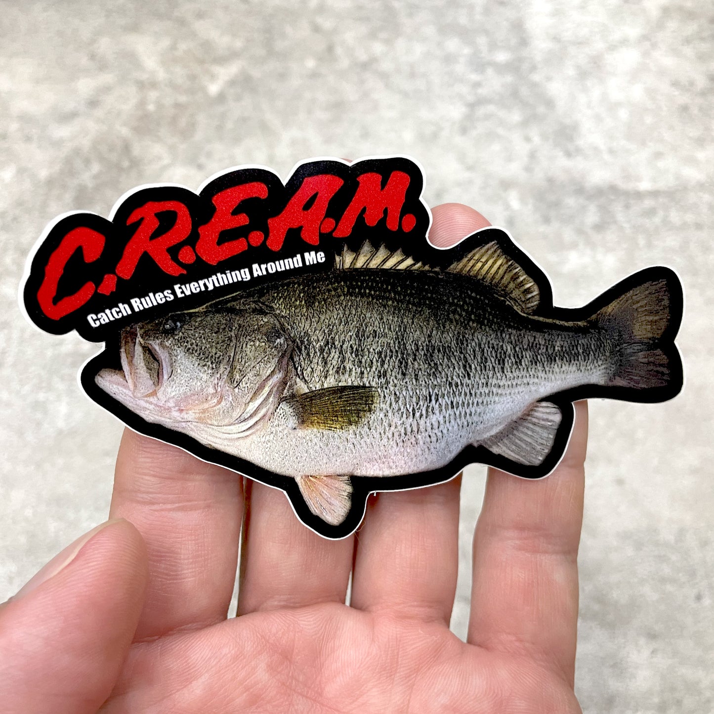 Bass CREAM ステッカー 6枚入り