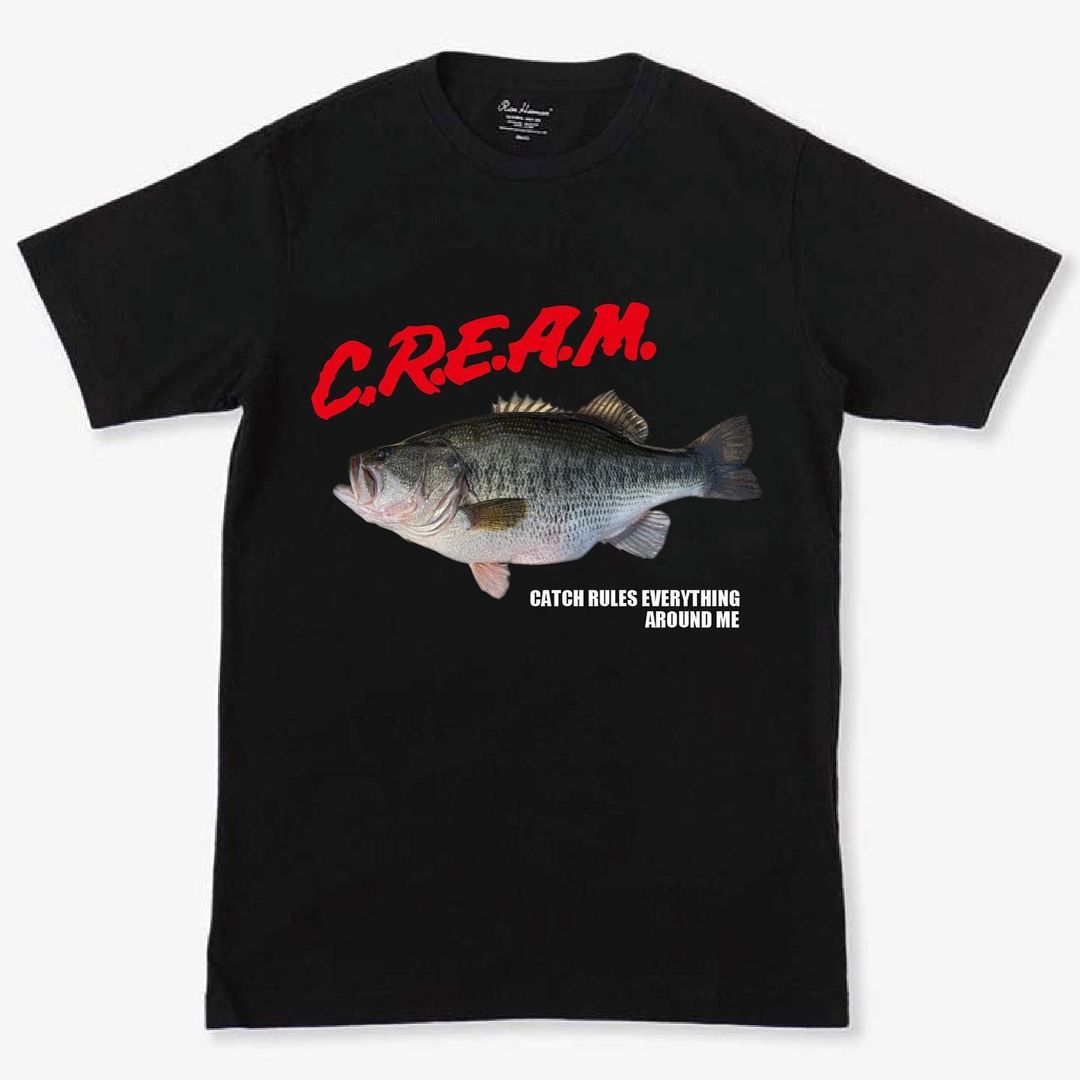 Bass CREAM T-shirts
