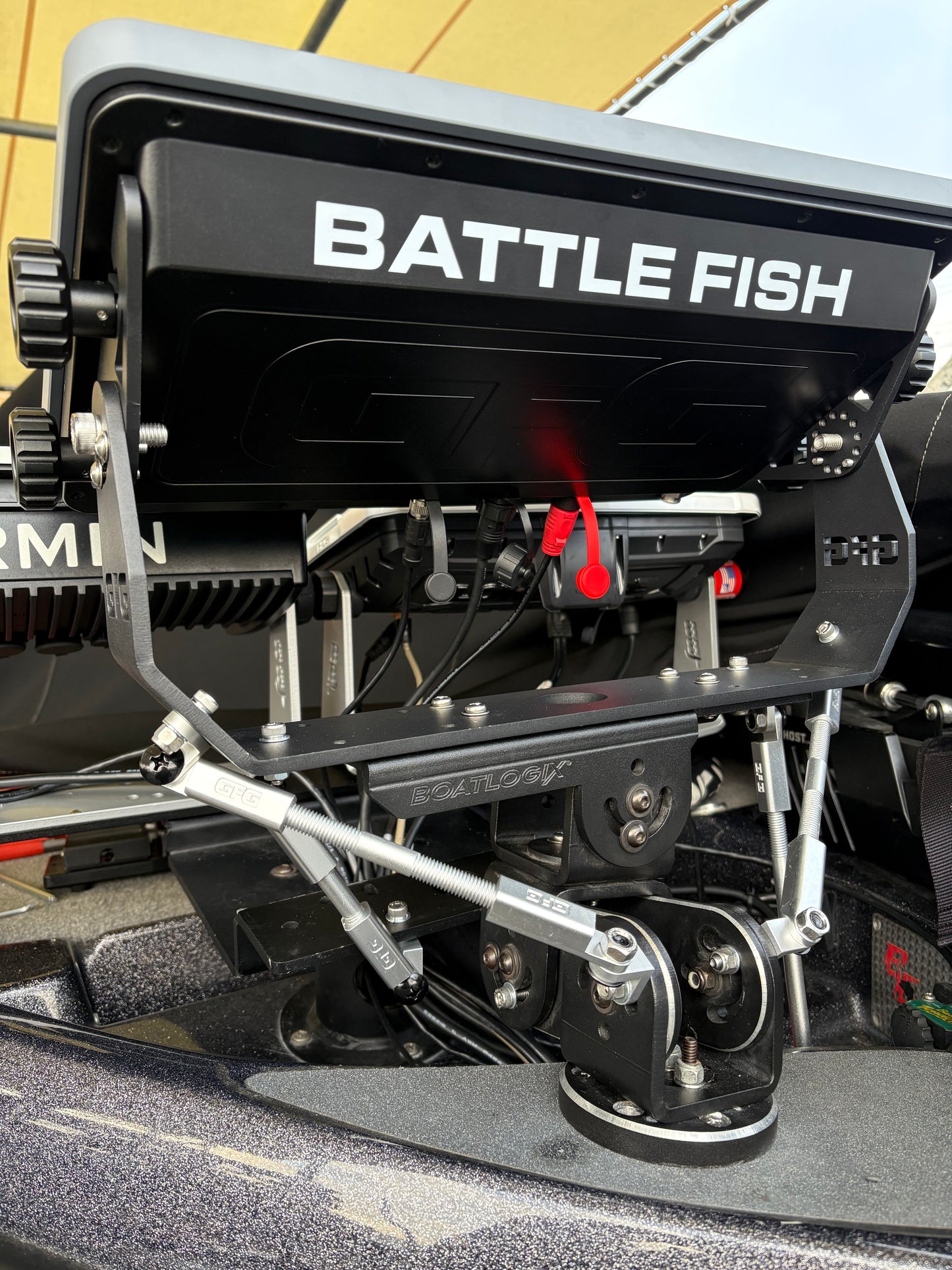 SHOCK STICK GFG スタビライザー LOWRANCE GARMIN HUMMINBIRD魚探におすすめ！